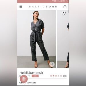 Baltic Born Dark Slate Heidi Jumpsuit